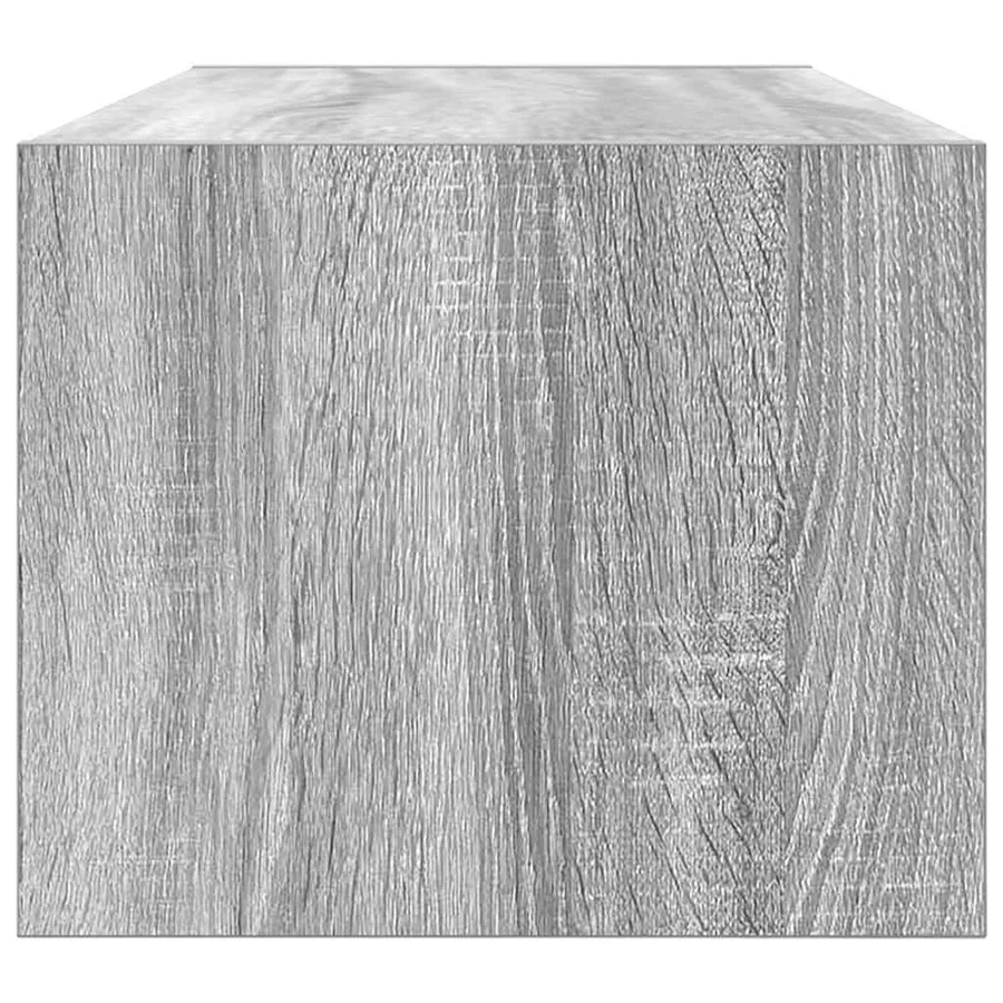 Meuble TV sonoma gris 80x31x25,5 cm bois d'ingénierie - 7