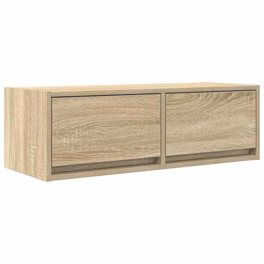 Meubles TV 2 pcs chêne sonoma 80x31x25,5 cm bois d'ingénierie - 5