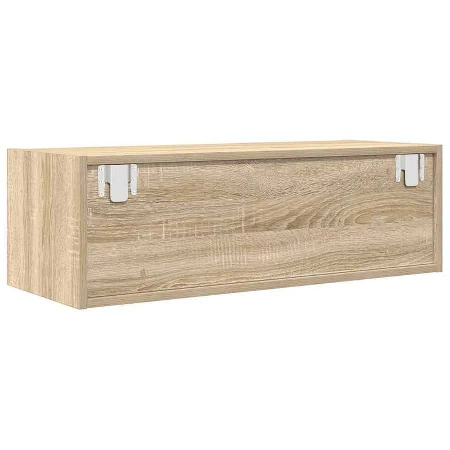 Meubles TV 2 pcs chêne sonoma 80x31x25,5 cm bois d'ingénierie - 7