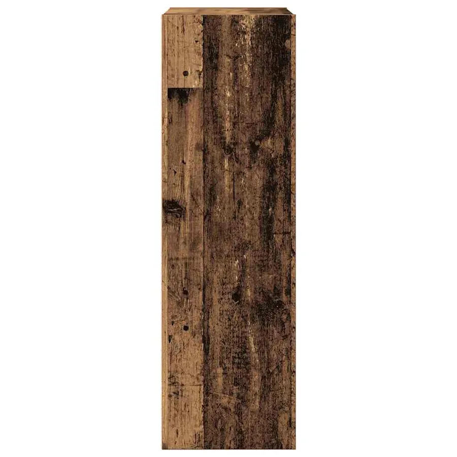 Bibliothèque/Buffet vieux bois 66x30x98 cm bois d'ingénierie - 6