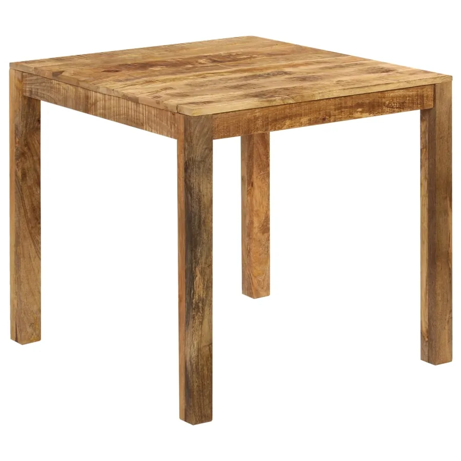 Table à manger Bois de manguier massif 82x80x76 cm - 10