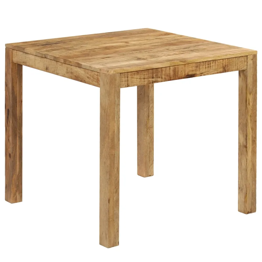 Table à manger Bois de manguier massif 82x80x76 cm - 11