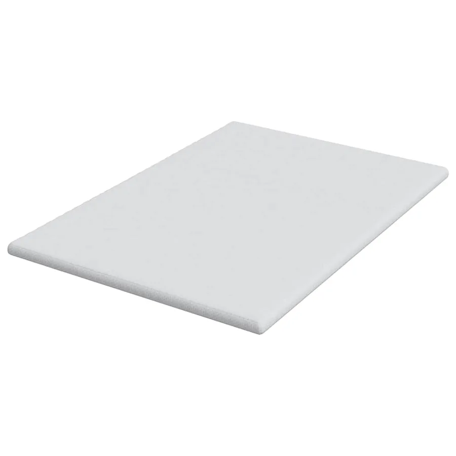 Surmatelas Blanc 140 x 200 cm Tissu Jacquard - 5