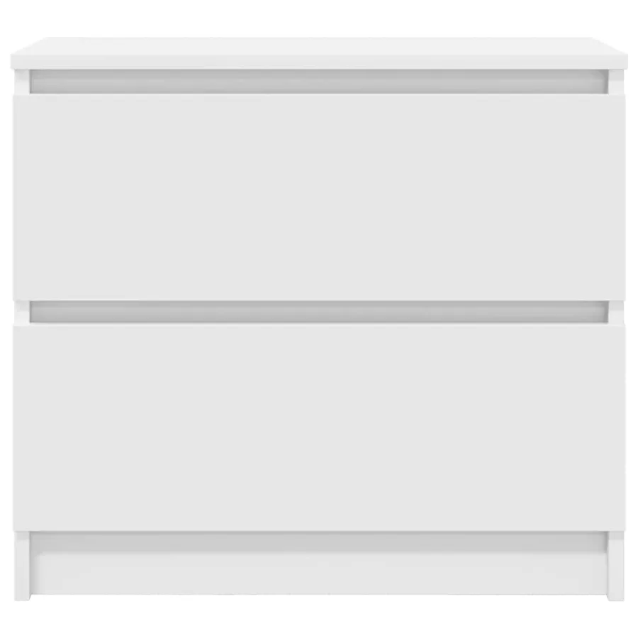 Meuble TV blanc 60x35x54 cm bois d'ingénierie - 6