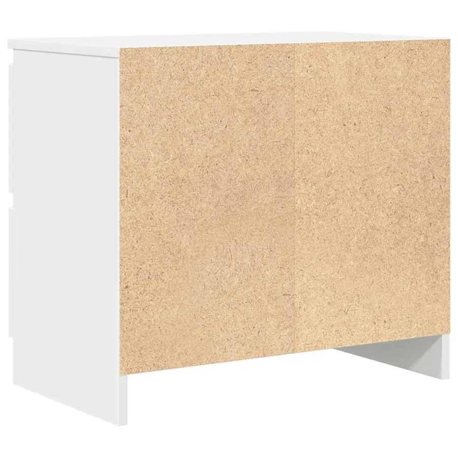 Meuble TV blanc 60x35x54 cm bois d'ingénierie - 8