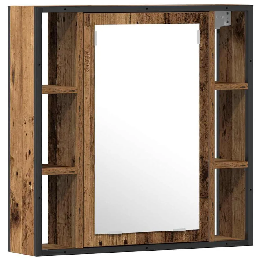 Ensemble de mobilier de salle de bain avec étagère 2 pcs Marron - 6