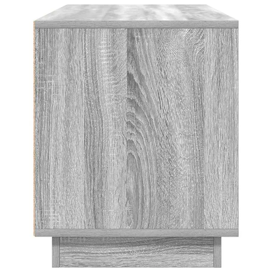 Meuble TV avec lumières LED sonoma gris 100x41x50 cm - 8
