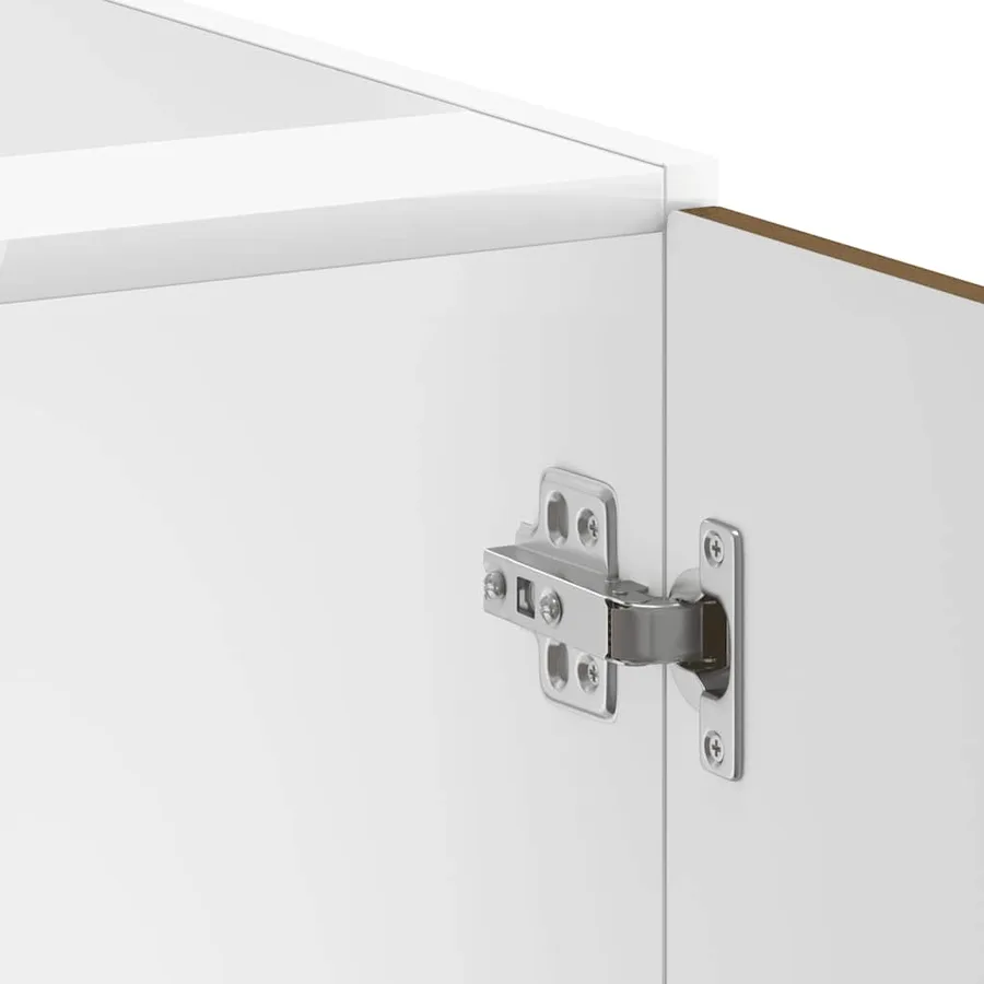 Meuble de base de lavabo Lucca chêne marron bois d'ingénierie - 9