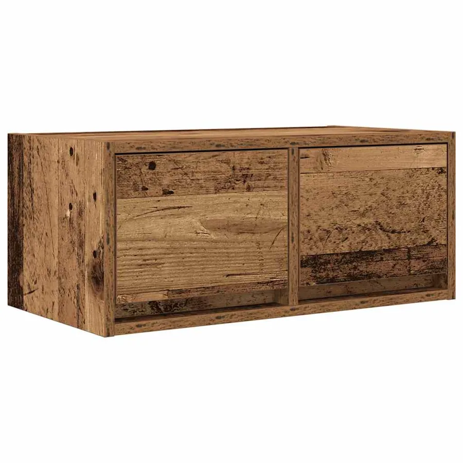 Meubles TV 2 pcs vieux bois 60x31x25,5 cm bois d'ingénierie - 5
