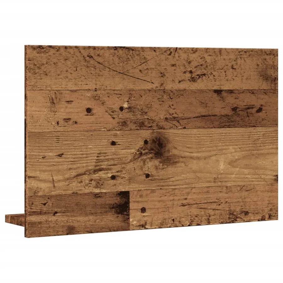 Armoire à miroir de salle de bain vieux bois bois d'ingénierie - 6