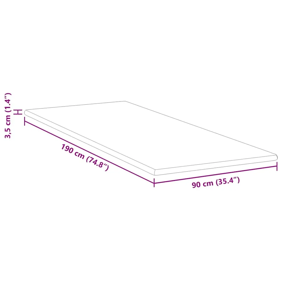 Surmatelas en mousse à mémoire 90 x 190 cm Thick Doux Blanc - 11