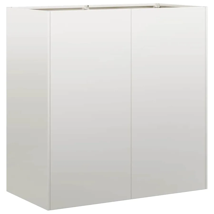 Jardinière 80x40x80 cm acier inoxydable - 2