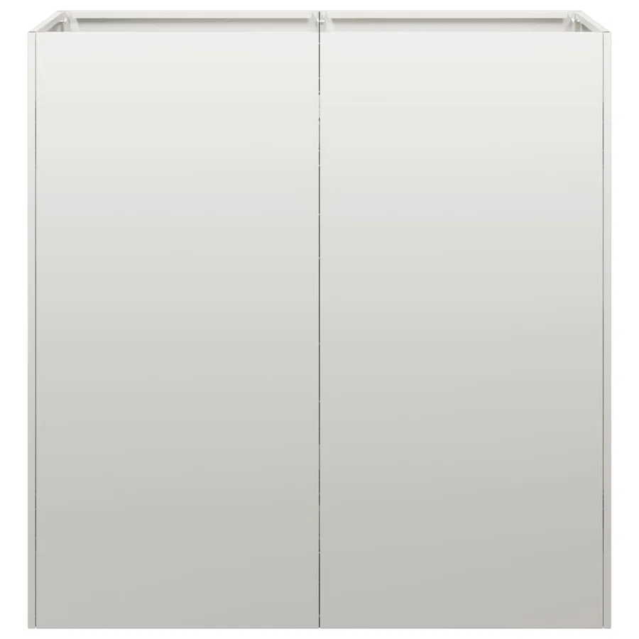 Jardinière 80x40x80 cm acier inoxydable - 4