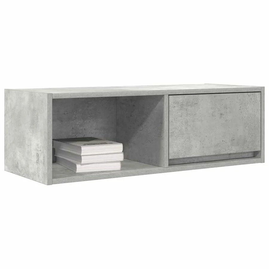 Meubles TV 2 pcs gris béton 80x31x25,5 cm bois d'ingénierie - 4