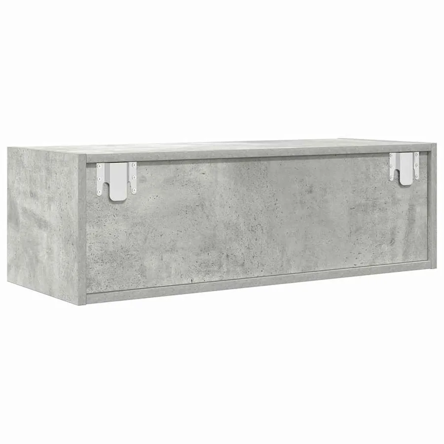 Meubles TV 2 pcs gris béton 80x31x25,5 cm bois d'ingénierie - 9