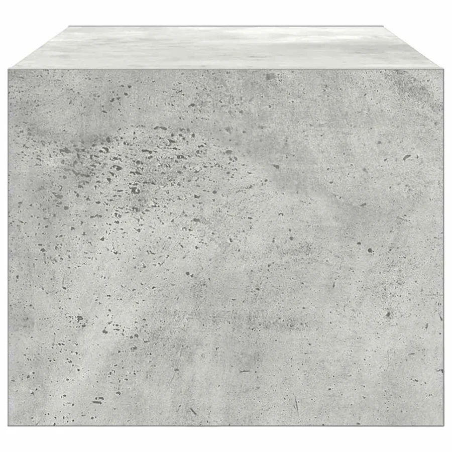 Meuble TV gris béton 60x31x25,5 cm bois d'ingénierie - 7