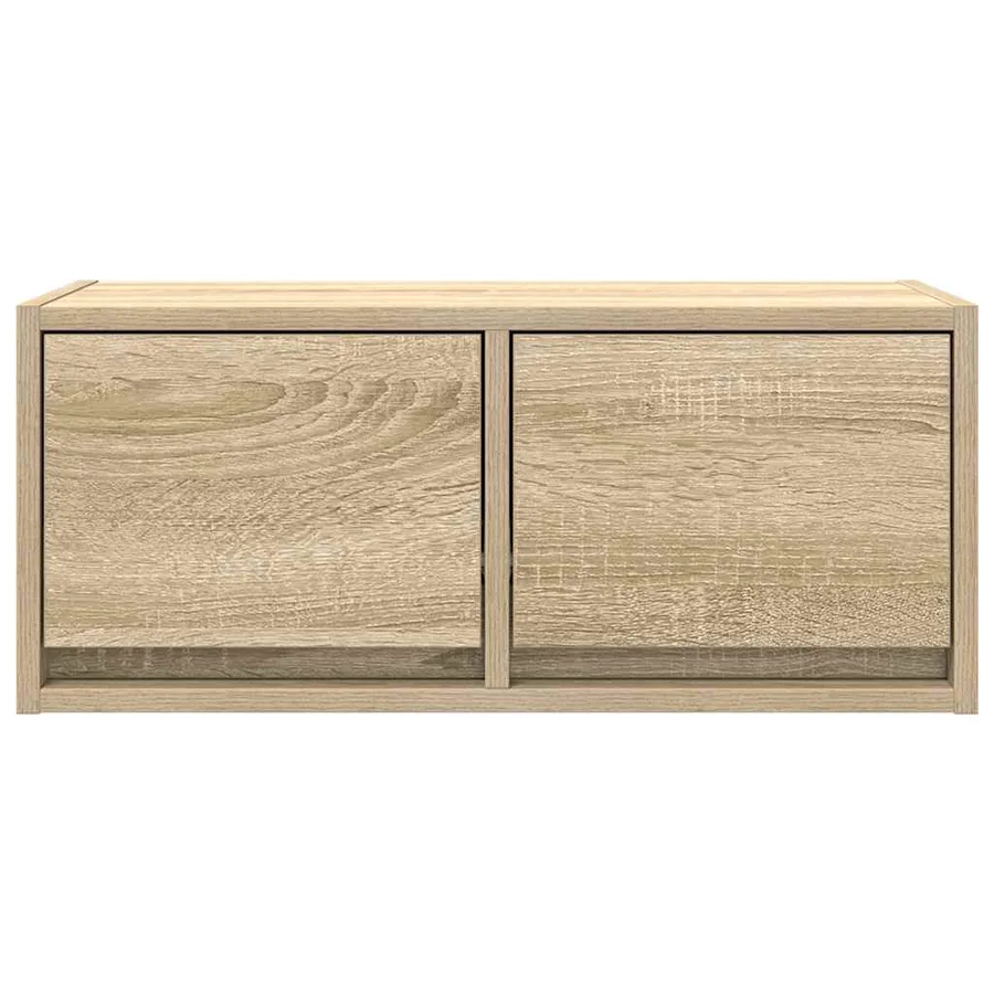 Meuble TV chêne sonoma 60x31x25,5 cm bois d'ingénierie - 5