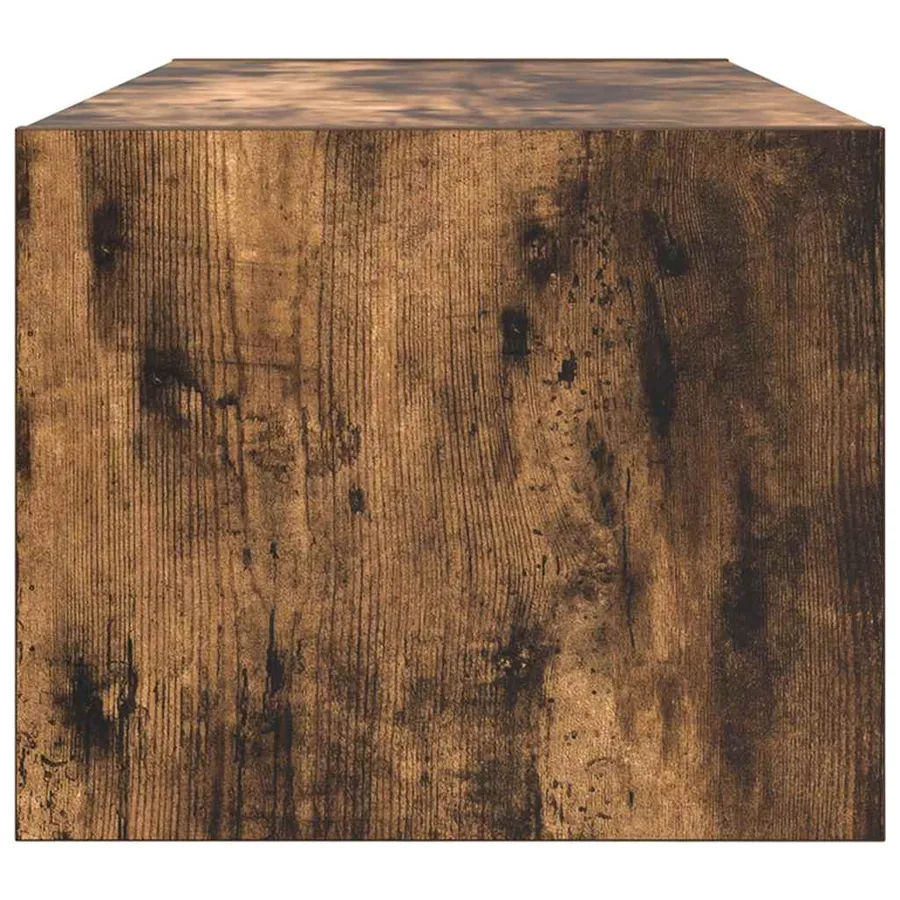 Meubles TV 2 pcs chêne fumé 80x31x25,5 cm bois d'ingénierie - 8