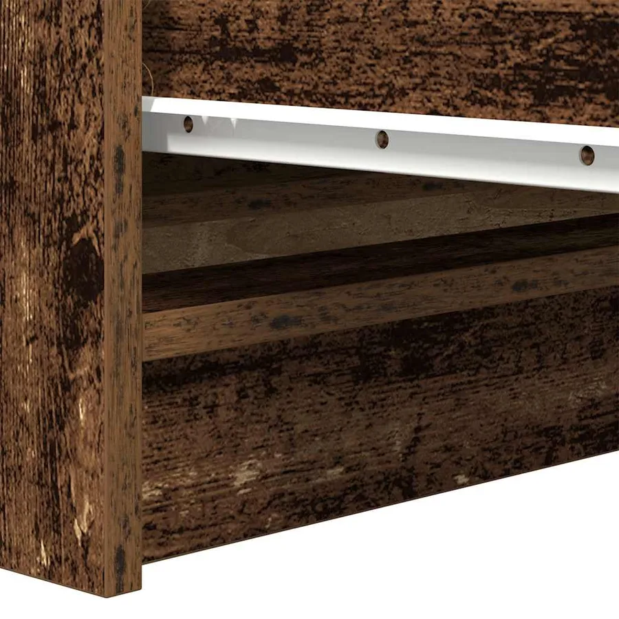 Buffet vieux bois 37,5x35x76 cm bois d'ingénierie - 10