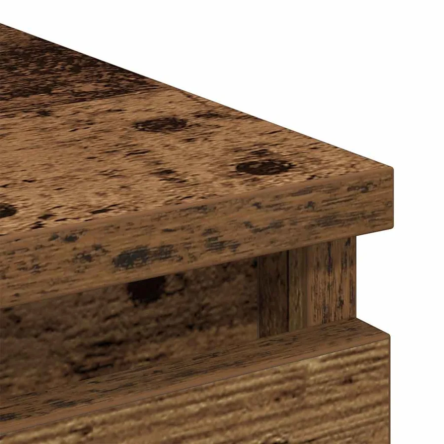 Buffet vieux bois 37,5x35x76 cm bois d'ingénierie - 9