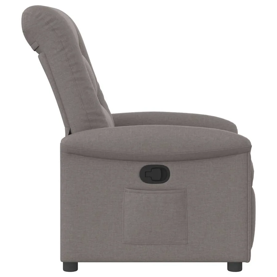 Fauteuil inclinable Taupe Tissu - 4