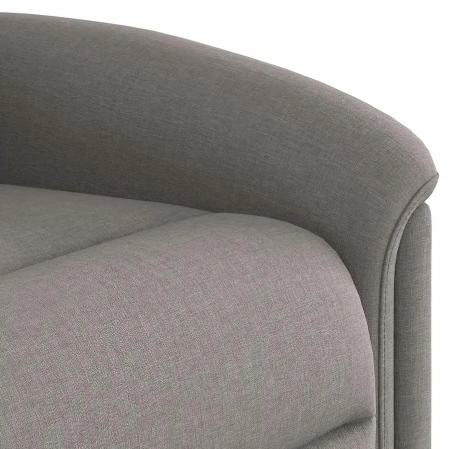 Fauteuil inclinable taupe tissu - 11