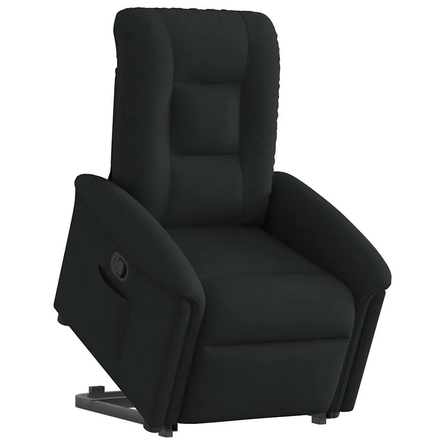 Fauteuil inclinable noir tissu