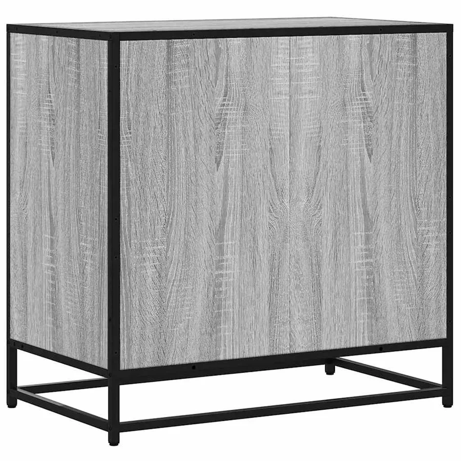 Commode sonoma gris 70x41x70 cm bois d'ingénierie - 7