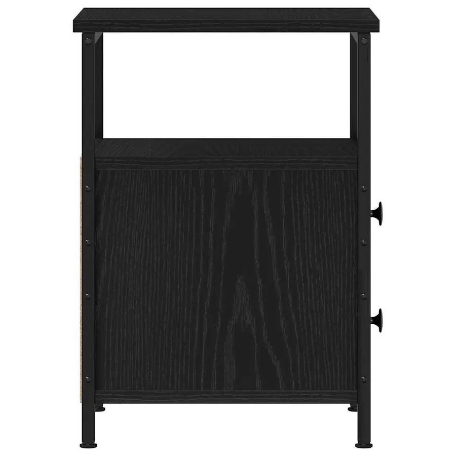 Tables de chevet 2 pièces Chêne noir 34 x 35,5 x 50 cm Bois d'ingénierie - 8