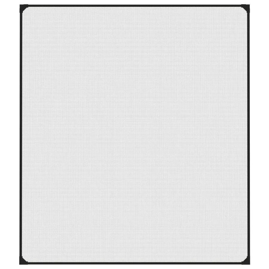 Moustiquaire magnétique pour fenêtres anthracite 130x150 cm - 3