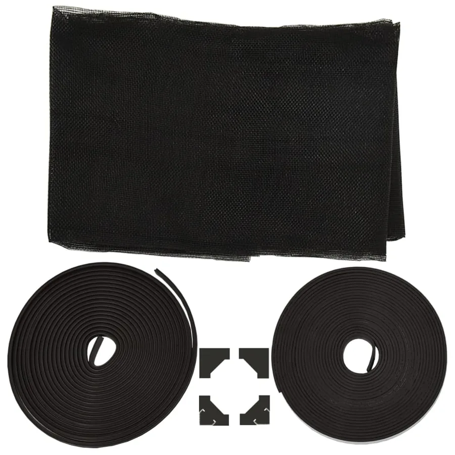 Moustiquaire magnétique pour fenêtres anthracite 130x150 cm - 7