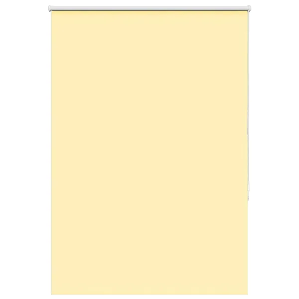 Store enrouleur occultant jaune largeur du tissu 100,7 cm