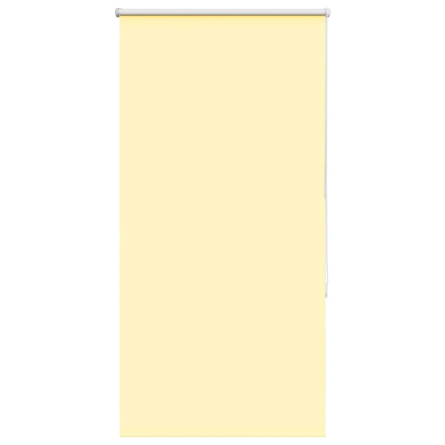 Store enrouleur occultant jaune largeur du tissu 70,7 cm