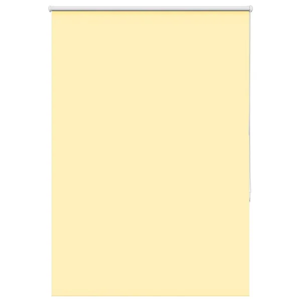 Store enrouleur occultant jaune largeur du tissu 95,7 cm