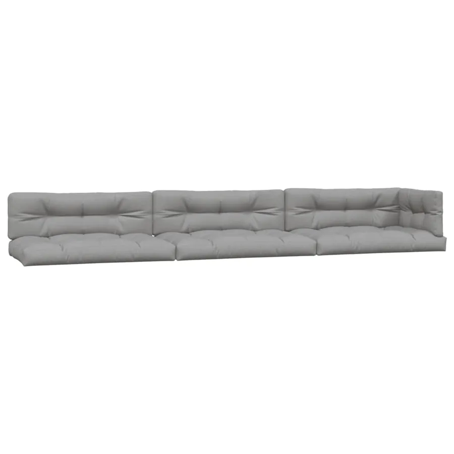 Coussins de palette lot de 7 gris tissu - 2