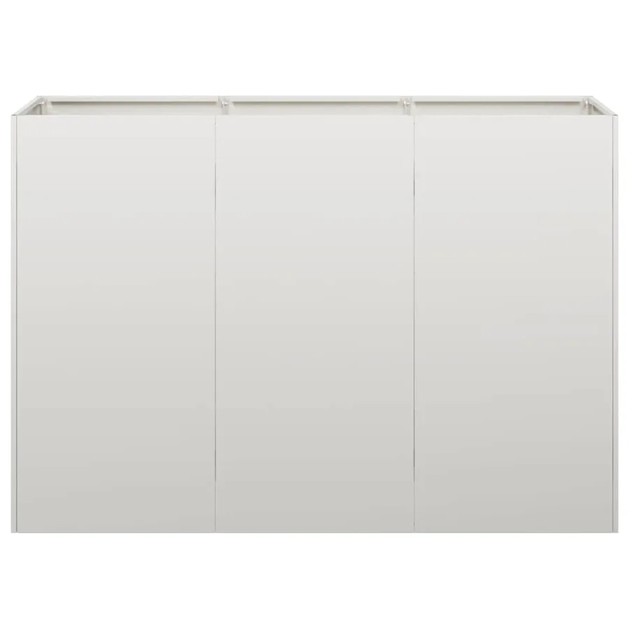 Jardinière 120x40x80 cm acier inoxydable - 4