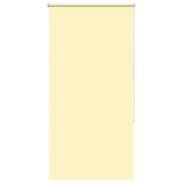 Store enrouleur occultant jaune largeur du tissu 65,7 cm