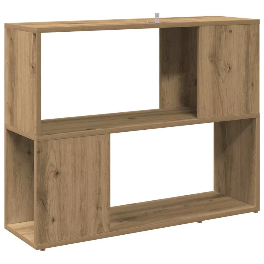 Bibliothèque/Séparateur de pièce chêne artisanal 80x24x63 cm - 6