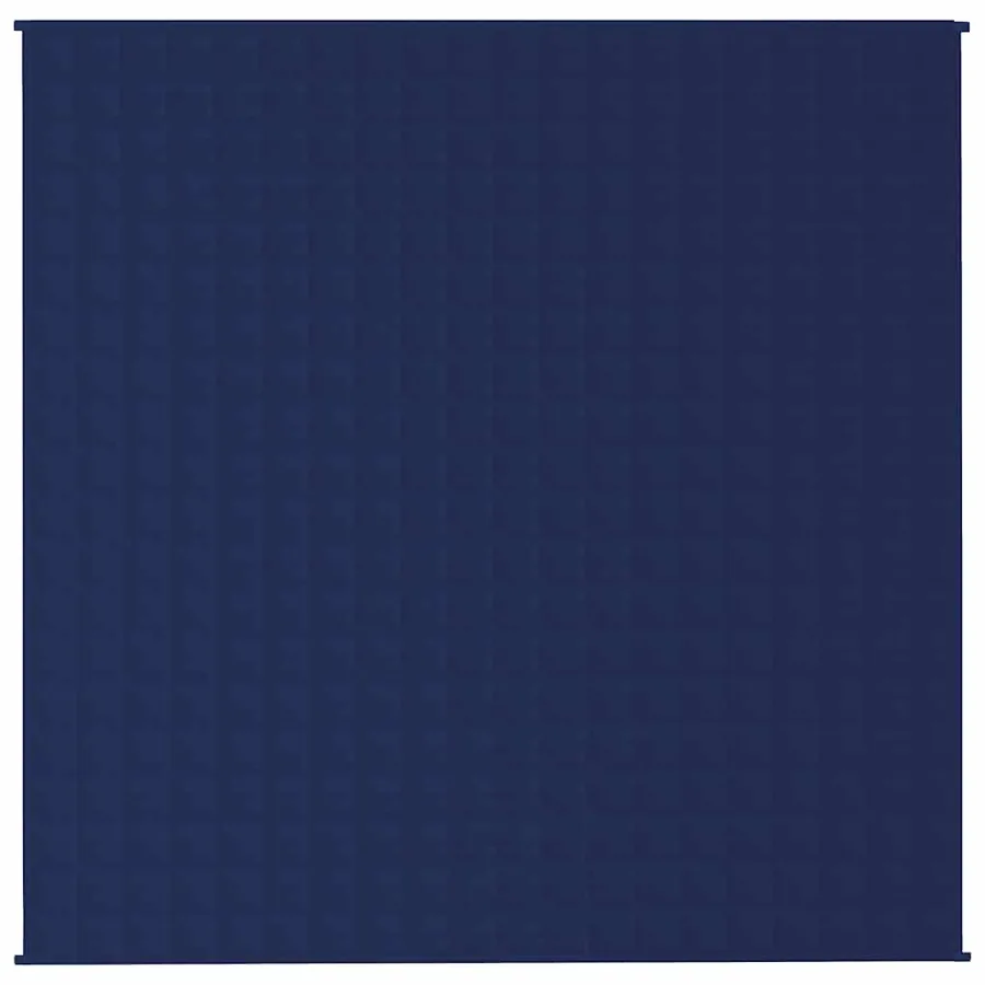 Couverture lestée Bleu 200x200 cm 9 kg Tissu - 3