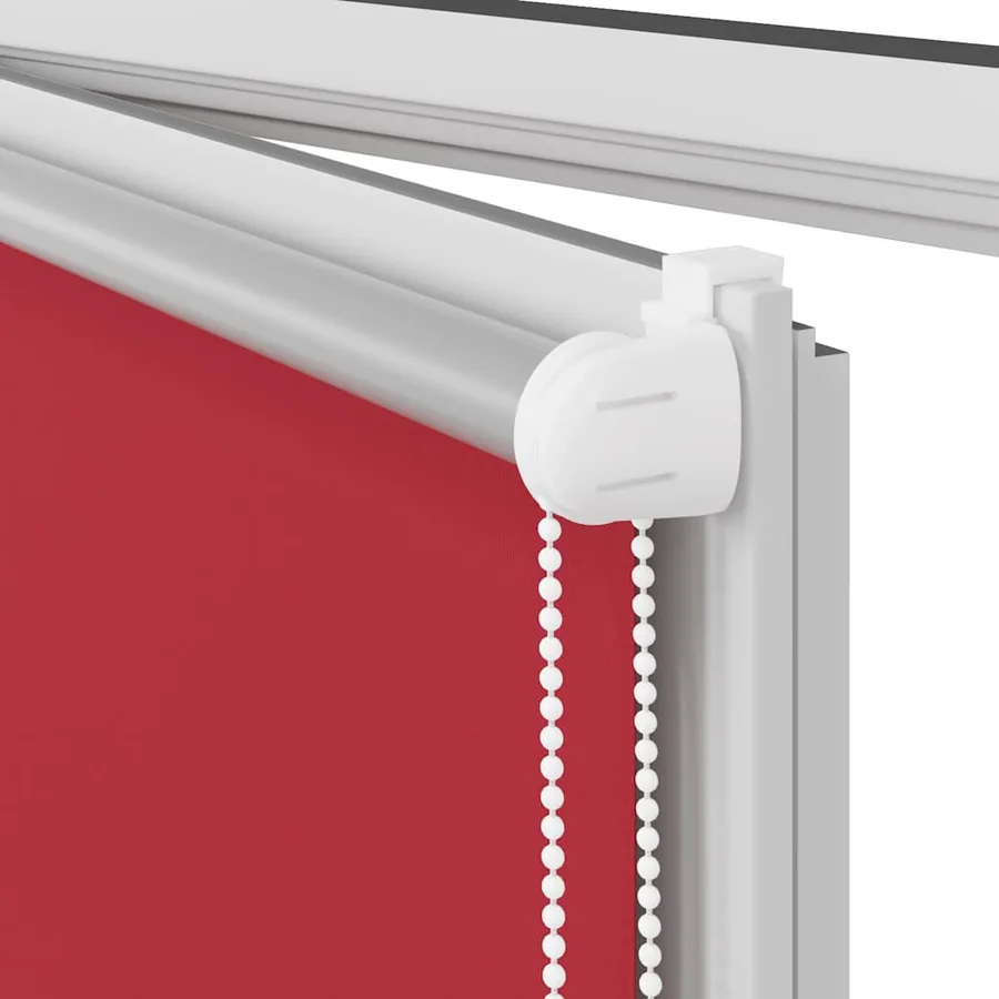 Store enrouleur occultant rouge largeur du tissu 80,7 cm - 12