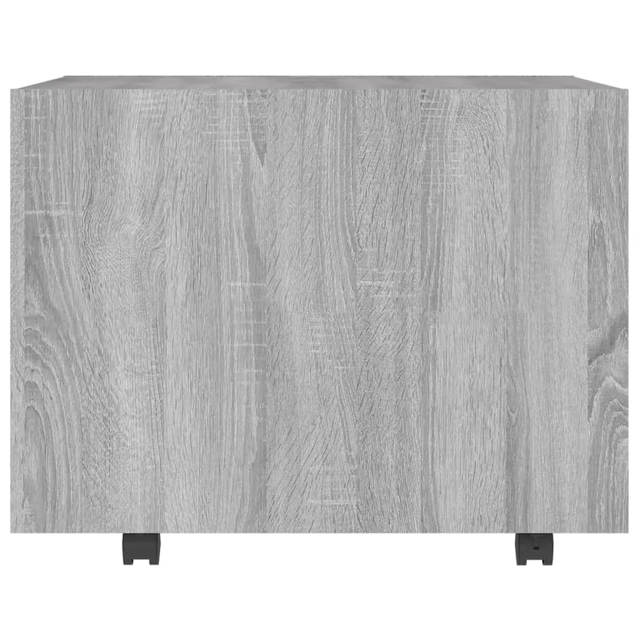Table basse sonoma gris 55x55x40 cm bois d'ingénierie - 7