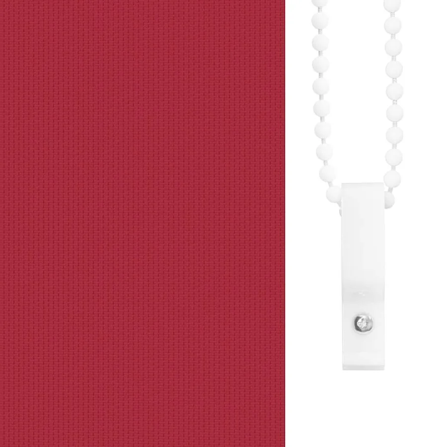 Store enrouleur occultant rouge largeur du tissu 45,7 cm - 10