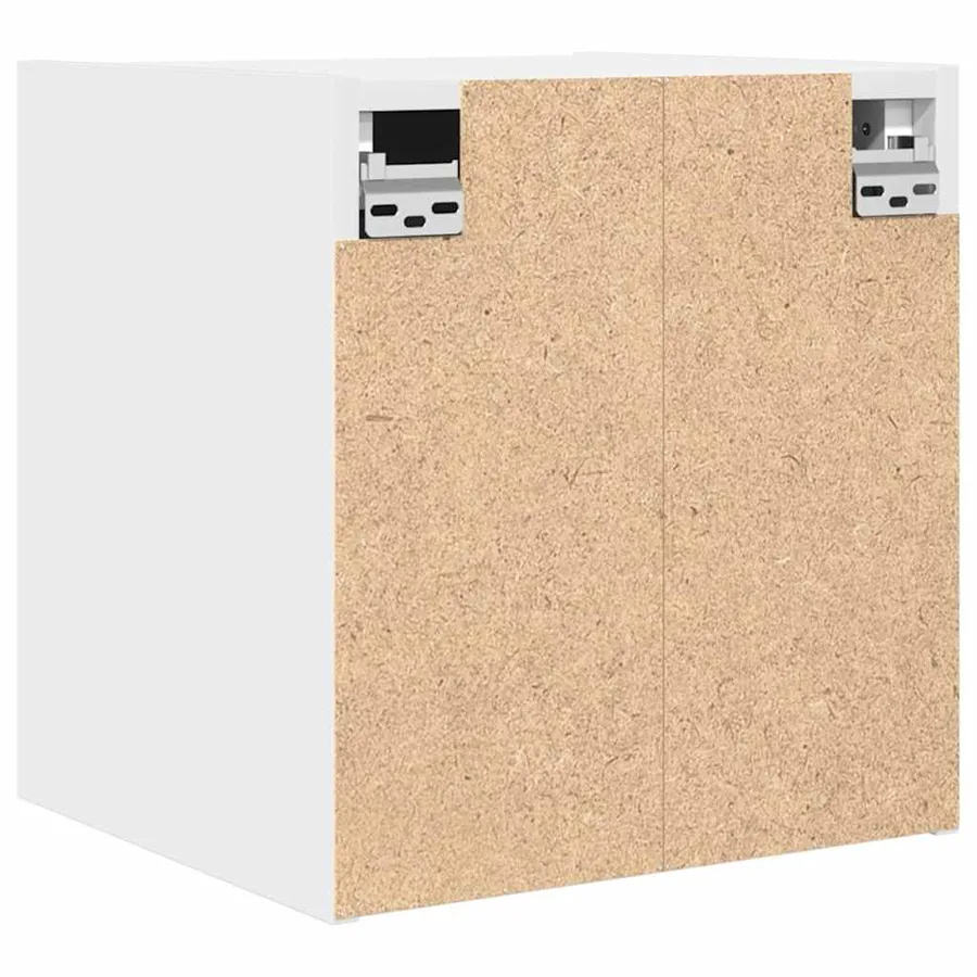 Tables de chevet murales 2 pcs blanc 38x34x40 cm - 9