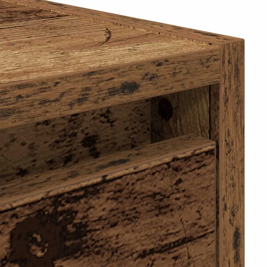 Tables de chevet murales 2 pcs vieux bois 38x34x40 cm - 10