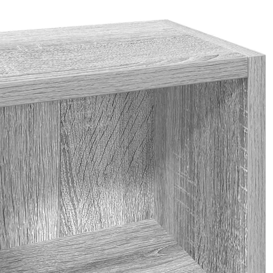 Armoires à CD 2 pcs Sonoma gris 21x16x93,5 cm Bois d'ingénierie - 8