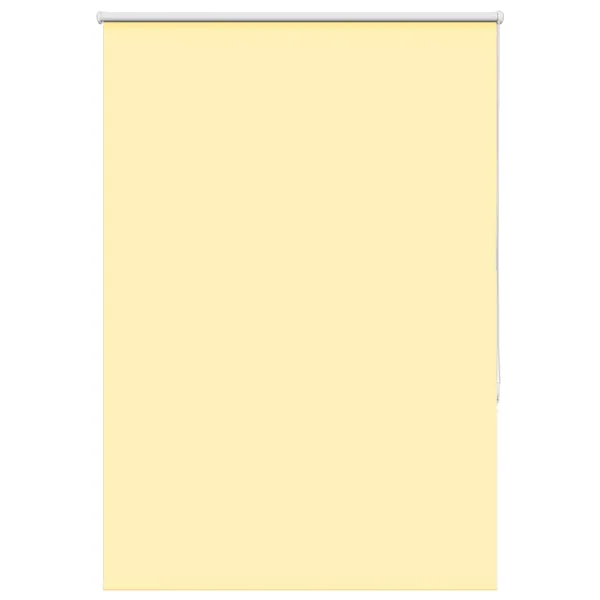 Store enrouleur occultant jaune largeur du tissu 90,7 cm