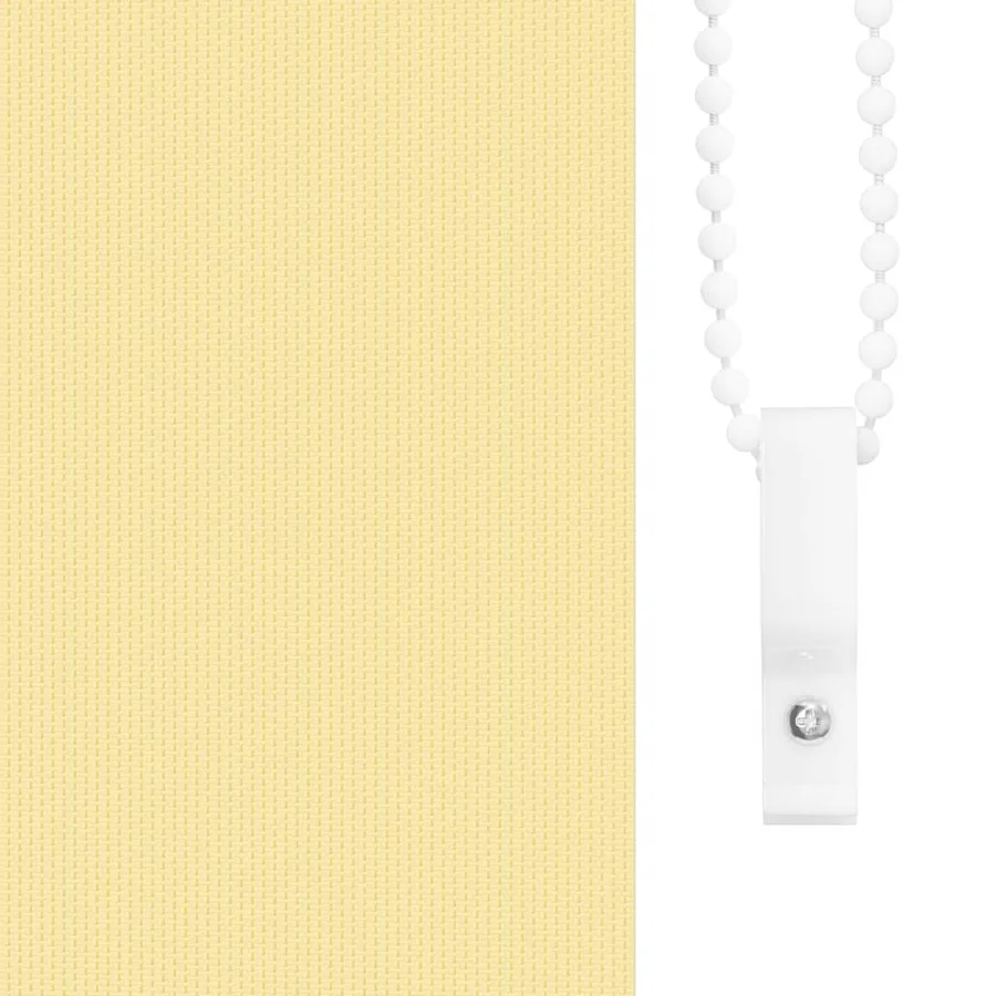Store enrouleur occultant jaune largeur du tissu 131,6 cm - 10