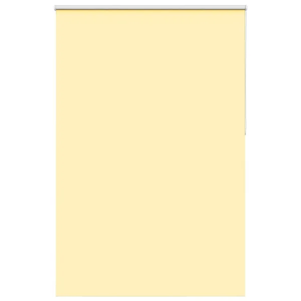 Store enrouleur occultant jaune largeur du tissu 146,6 cm