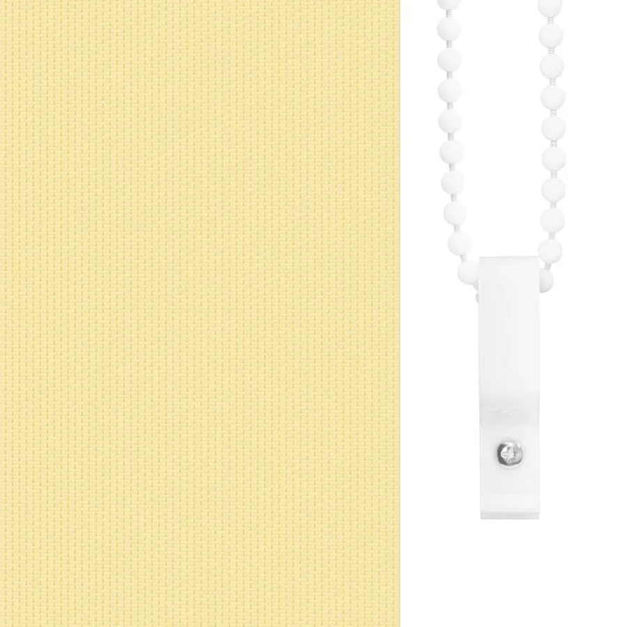 Store enrouleur occultant jaune largeur du tissu 131,6 cm - 10