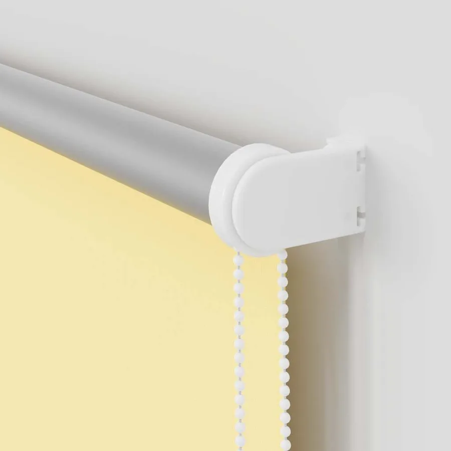 Store enrouleur occultant jaune largeur du tissu 131,6 cm - 12